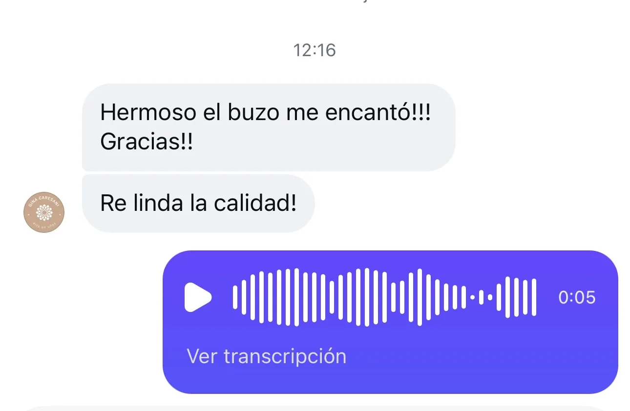Reseña de una clienta